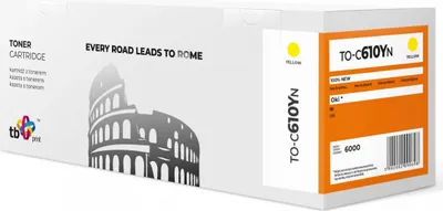 Image de Toner TB compat. s OKI C610 Jaune, nouveau