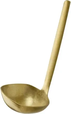 Produktbild von APS 75944 Löffel BULQ, 2er-Set, Edelstahl, PVD-beschichtet, Löffelmaß 6,5 x 6,5 cm, Gesamtlänge 17,5 cm, Gold