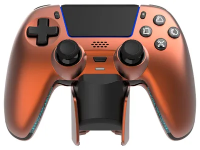 Produktbild von Deltaco Gaming GAM-199-ORANGECOPPER, Gamepad, PlayStation 5, PC, Android, iOS, Home button, D-Pad, Schaltfläche Teilen, Schaltfläche Optionen, Reset-Taste, Verkabelt & Kabellos, Bluetooth/USB, USB Typ-C