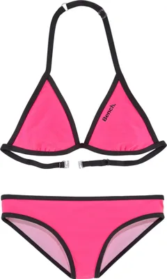 Produktbild von Bench Triangel-Bikini pink-schwarz Größe 122/128