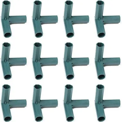 Zdjęcie produktu dla Zestaw łączników z PVC do ciężkich mebli o konstrukcji ramowej (16 mm, 10-częściowy, 3-elementowy)