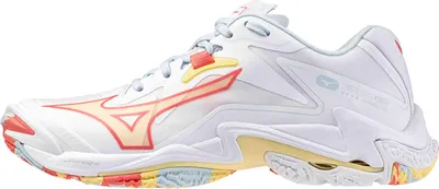 Produktbild von Mizuno Sneakers V1GC240030 in White/Calypso Coral/Pale Banan color size 40