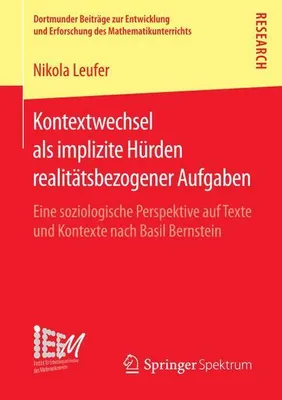 Zdjęcie produktu dla Kontextwechsel als implizite Hürden realitätsbezogener Aufgaben
