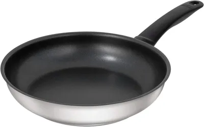 Bratpfanne 20 cm, Edelstahl, Antihaftbeschichtung, Induktion