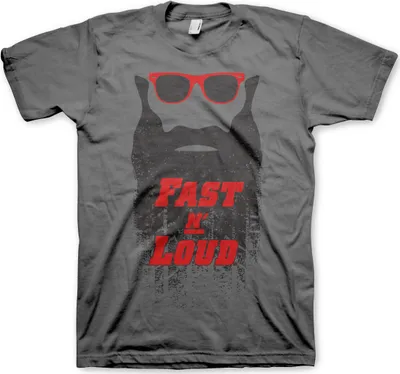 Produktbild von Fast N' Loud Kaufman Beard T-Shirt - XX-Large - DarkGrey