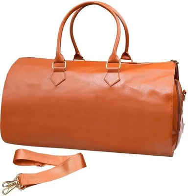 Image de Ensemble de bagages 3 pièces comprenant une valise étanche, une valise à chaussures et un sac de voyage pour hommes et femmes, ainsi qu'un sac à dos de randonnée marron