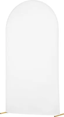 Produktbild von SucceBuy Hochzeitsbogen aus Metall, 2,2 x 1,2 m, goldfarbener Hintergrundbogen, ideal als Ballonbogen oder Traubogen für Dekorationen bei Hochzeiten, Geburtstagsfeiern, Feiertagen und Zeremonien