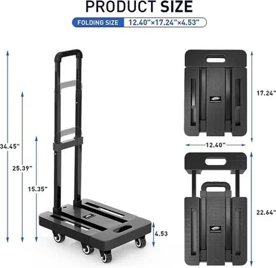 Immagine prodotto di Carrello di trasporto multifunzionale, portata 227 kg
