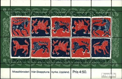 Produktbild von Briefmarken Schweden 1974 Mi Block6 (kompl.Ausg.) postfrisch Weihnachten 1974