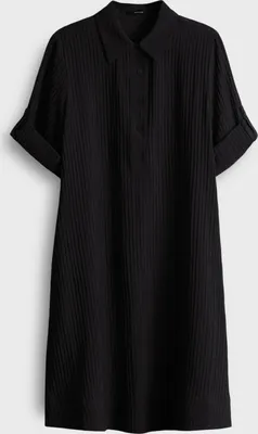 Produktbild von OPUS Hemdblusenkleid Womara Schwarz Größe 34