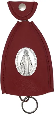 Imagen del producto de Soporte para medallas, fabricado en ecopiel, de 10x7 cm, hecho a mano, para guardar medallas