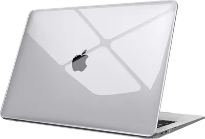 Produktbild von Fintie Hülle kompatibel mit MacBook Air 13 (2018-2020 Version) A2337(M1)/A2179/A1932, Ultradünne Hartschale Schutzhülle Snap Case kompatibel mit MacBook Air 13" Retina, Transparent Klar