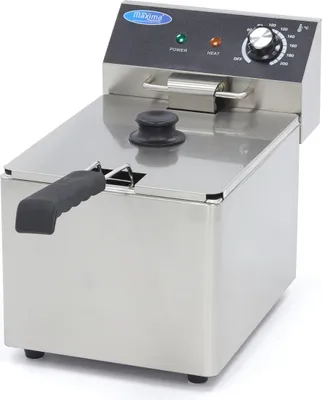 Maxima - Gastro Fritteuse - 8 l - 1 Korb - Bis zu 1,4 kg Pommes Frites