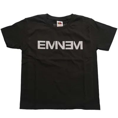 Produktbild von Eminem - Logo Kinder 5-6 Jahre T-Shirt - Grau