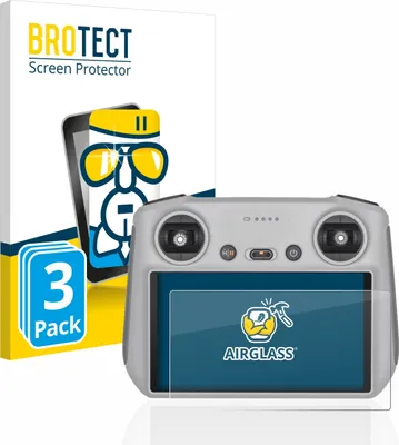 Produktbild von 3x BROTECT Schutzglas für DJI RC Controller Schutzfolie Panzer Folie Glas Display Schutz klar