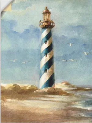 Produktbild von ARTland Wandbild, selbstklebend Leuchtturm I Größe: 30x40 cm