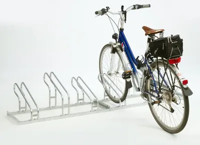 Produktbild von Fahrradständer Multi 6, einseitige Radeinstellung, 55 mm Bügelabstand, für Mountainbikes