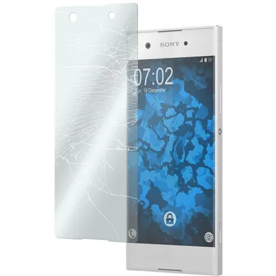 Produktbild von 1er-Pack PhoneNatic Glas-Folie klar  kompatibel mit Sony Xperia XA1 - Panzerglas für Xperia XA1