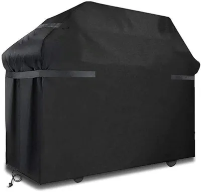 Productafbeelding van Waterdichte barbecuehoes, beschermende barbecuehoes van Oxford-materiaal, winddicht/stofdicht/vochtbestendig, scheurbestendige barbecuehoes voor buiten gebruik