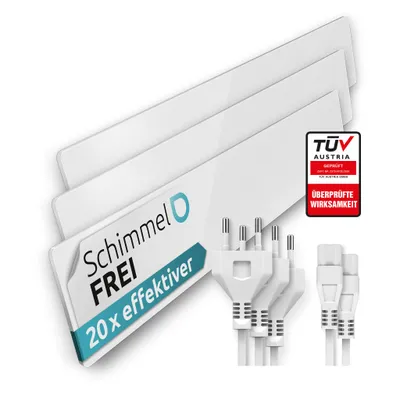 Produktbild von Schimmel Dry – 3er Set | Schimmelentferner für Wand & Bad | Ohne Chemie, dauerhaft schimmelfrei | Alternative zu Schimmelspray & Farbe