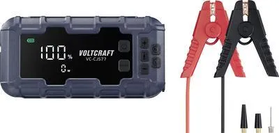 Obrázek produktu pro Rychlý startovací systém Voltcraft VC-CJS77 VC-16533725 Startovací proud (12 V)=600 A Zásuvka USB 2x, nabíjení a skladování (VC-16533725)