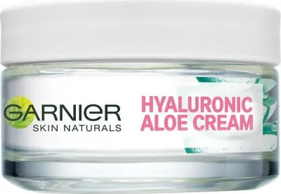 Produktbild von Garnier Skin Naturals Hyaluronsäure-Aloe-Leichtpflegecreme - für trockene und empfindliche Haut, 50 ml