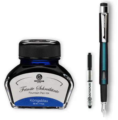 Produktbild von Diplomat Magnum Füllfederhalter von John Doe mit Tinte und Konverter, M-Feder aus Edelstahl