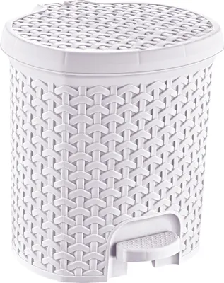 Immagine prodotto di keeeper 1030251900000 keeeper "tjark", contenitore per cosmetici a pedale, 5,5 litri, bianco nordico