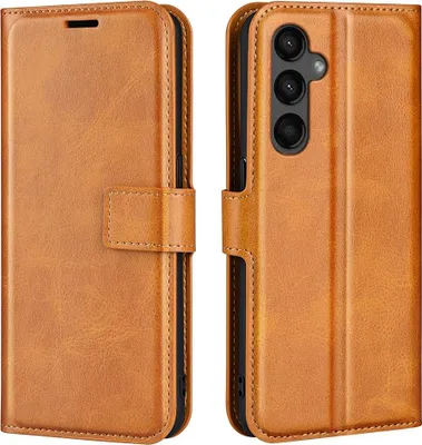 Produktbild von Samsung Galaxy A15 Hülle - Coverup Deluxe Klapphülle - Braun
