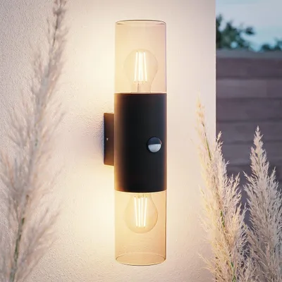 Image de HOFTRONIC - Applique murale LED avec détecteur Up & Down E27 IP44