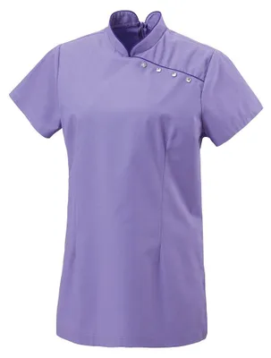 Produktbild von Tunika "Asia-Style"mit Paspel purple Gr. L : L : purple : 50% Baumwolle 50% Polyester