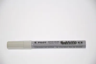 Obrázek produktu pro Malířský fix široký 4mm s klínovým hrotem bílý