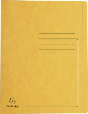 Zdjęcie produktu dla Exacompta 39999E, Katalog do prezentacji, A4, Płyta prasowa, Żółty, 350 ark., 350 g/m²