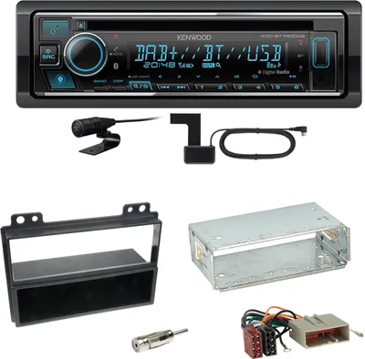 Produktbild von Kenwood KDC-BT740DAB Digitalradio Bluetooth Einbauset für Ford Fiesta Fusion