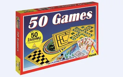 Immagine prodotto di Piatnik Board Game Set 50 giochi (in lingua lituana)