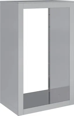 Image de vidaXL Étagère à bois de chauffage 60x40x100 cm Acier galvanisé