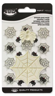 Imagen del producto de PME Cake - Set de 2 moldes JEM Pop It, diseño araña