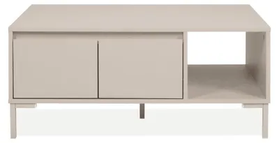 Produktbild von CALICOSY -  Couchtisch 2 Türen, 1 Fach, kaschmirfarben, L100 cm - NERIO