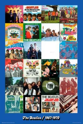 Produktbild von Poster The Beatles Era 1967-1970 61x91.5cm