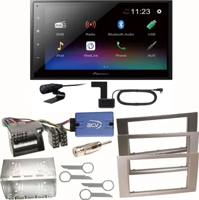 Produktbild von Pioneer DMH-A340DAB DAB+ Bluetooth Einbauset für Ford Focus C-Max Fiesta Transit