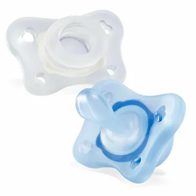 Immagine prodotto di Chicco PhysioForma Mini Succhiotto morbido in silicone blu 0-2Mesi 2 Unità