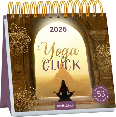 Produktbild von Postkartenkalender Yogaglück 2026