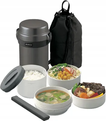 Image de ZOJIRUSHI SL-JAF14-HG Thermos à lunch 1,23 l graphite