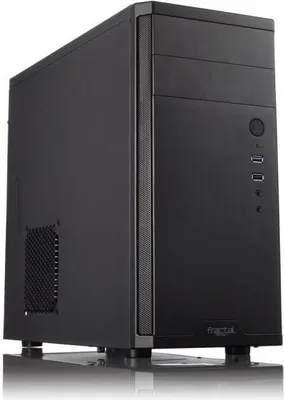 Image de Boîtier PC Mini Tour Fractal Design Core 1100, Micro ATX, Mini ITX, Ventilateur 120mm, USB 3.0, Noir