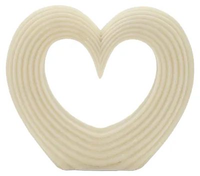 Imagen del producto de Decoración Lovvy Quarzy de Mauro Ferretti, 30x7x26 cm, color blanco