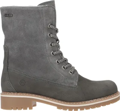 Imagen del producto de Zapatos de mujer Tamaris, botas, cordones, color gris, para uso diario