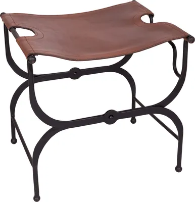 Produktbild von Klapphocker mit Ledersitz