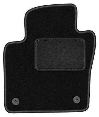 Produktbild von Fahrermatte Velours für Volkswagen Beetle 2012-2019 (Cabrio/Coupé) – 1-tlg, Schwarz, passgenau – Wielganizator LUX