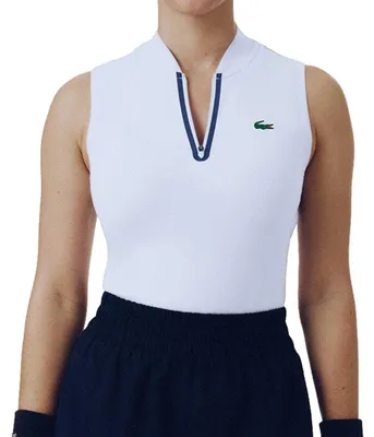 Imagen del producto de LACOSTE PF0202, camisa polo para mujer, color azul claro, talla 38