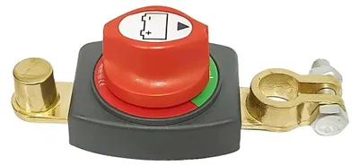 Image de Interrupteur de batterie – Disjoncteur principal – 300 A – 12–48 V – Étanche – Haute capacité de charge – Pour automobile, bateau, camping-car et camion